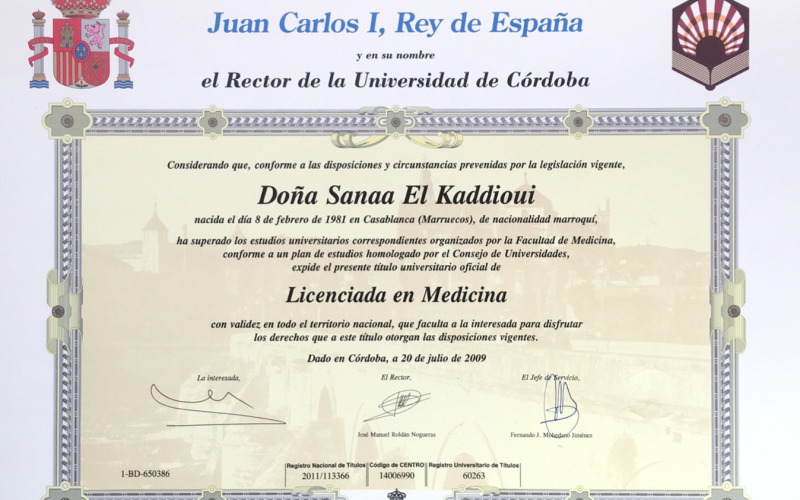 Titulo medicina sanaa